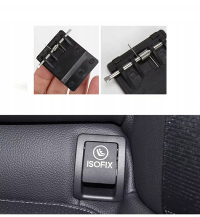 Zaślepka ISOFIX MERCEDES W205 W253 C klasa GLC CZARNA A2059200806
