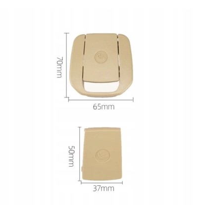 Zaślepka ISOFIX BMW E81 E82 E84 E87 E90 F20 BEŻOWA
