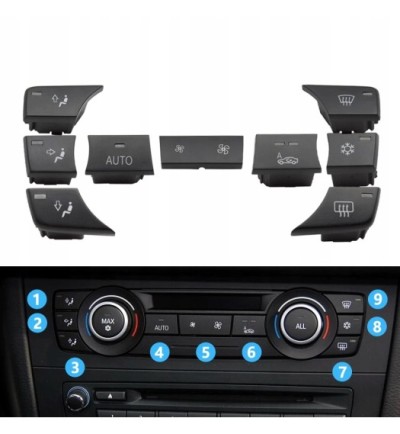 ZESTAW PRZYCISKÓW NAWIEWU BMW X1 X3 E87 E90 E92