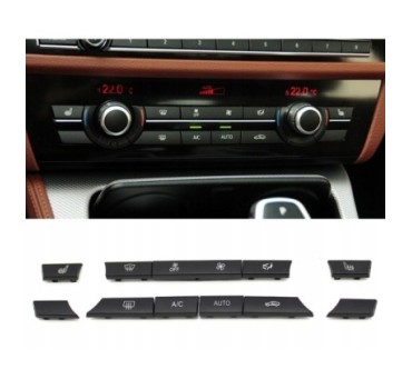 ZESTAW 11 PRZYCISKÓW BMW F01 F02 F10 F06 F07 F12 2