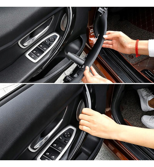 ZESTAW UCHWYTÓW RĄCZKA DRZWI LEWA + PRAWA PRZÓD BMW 3 4 F30 F31 F32 F34 F36