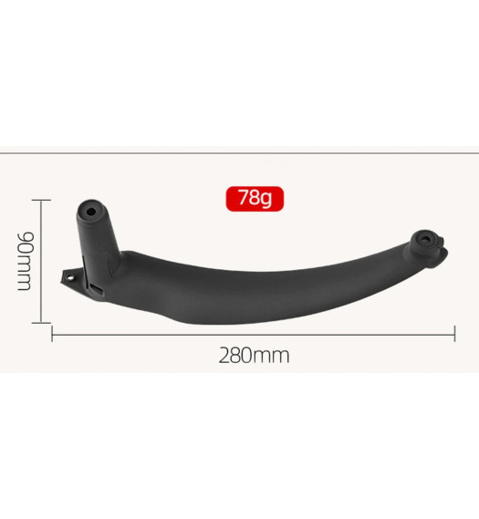 ZESTAW UCHWYTÓW DRZWI KLAMKA RĄCZKA 1x PRAWA + 1x LEWA BMW E70 E71 X5 X6