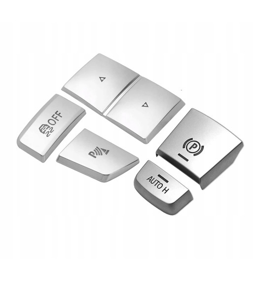 NAKŁADKI NA PRZYCISKI KONSOLI ŚRODKOWEJ BMW F01 F07 F10 F13 F25 F26 X3 X4